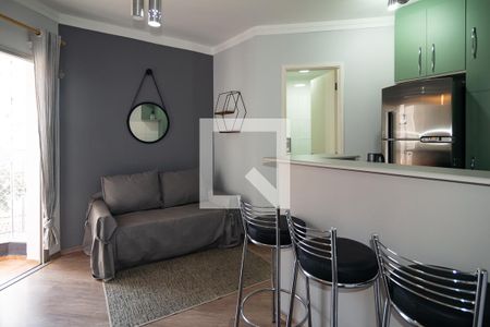 Sala de apartamento para alugar com 1 quarto, 31m² em Bela Vista, São Paulo