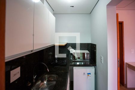 Cozinha de apartamento para alugar com 1 quarto, 30m² em Vila Nogueira, Diadema