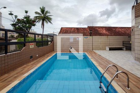 Área comum - Piscina de apartamento para alugar com 1 quarto, 60m² em Aviação, Praia Grande