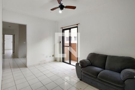 Sala de apartamento para alugar com 1 quarto, 60m² em Aviação, Praia Grande
