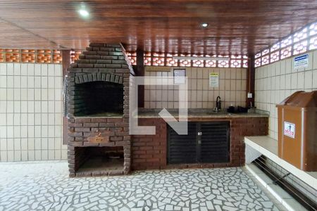 Área comum - Churrasqueira de apartamento para alugar com 1 quarto, 60m² em Aviação, Praia Grande