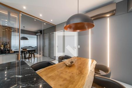 Sala de Jantar de apartamento à venda com 1 quarto, 54m² em Vila Olímpia, São Paulo