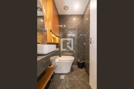 Lavabo da Sala de apartamento à venda com 1 quarto, 54m² em Vila Olímpia, São Paulo