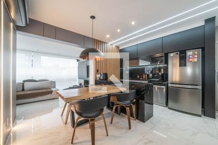 Sala de Jantar de apartamento à venda com 1 quarto, 54m² em Vila Olímpia, São Paulo