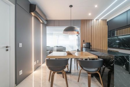 Sala de Jantar de apartamento à venda com 1 quarto, 54m² em Vila Olímpia, São Paulo