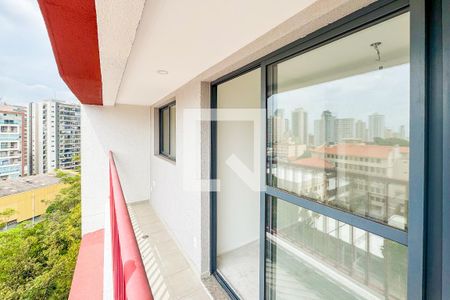 Varanda da Sala de apartamento para alugar com 1 quarto, 45m² em Vila Mariana, São Paulo
