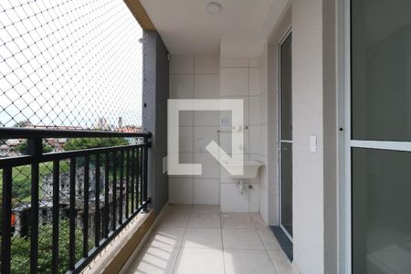 Área de Serviço de apartamento à venda com 2 quartos, 43m² em Santa Maria, Santo André
