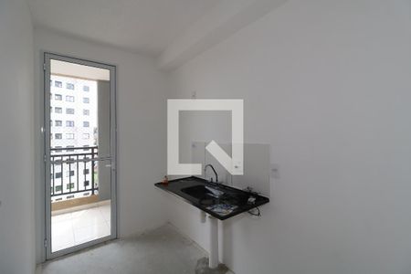 Cozinha de apartamento à venda com 2 quartos, 43m² em Santa Maria, Santo André