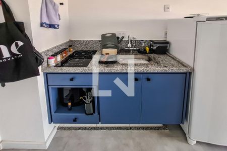 Cozinha de apartamento para alugar com 1 quarto, 33m² em Vila Mariana, São Paulo