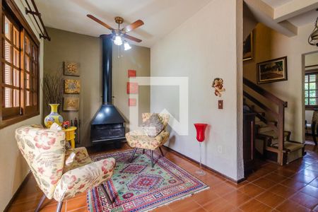 Sala de casa à venda com 4 quartos, 235m² em Cristal, Porto Alegre