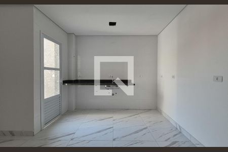 Cozinha de apartamento à venda com 2 quartos, 61m² em Jardim Utinga, Santo André