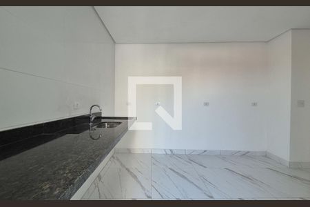 Cozinha de apartamento à venda com 2 quartos, 61m² em Jardim Utinga, Santo André
