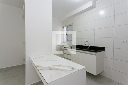 Cozinha de apartamento para alugar com 1 quarto, 25m² em Tatuapé, São Paulo