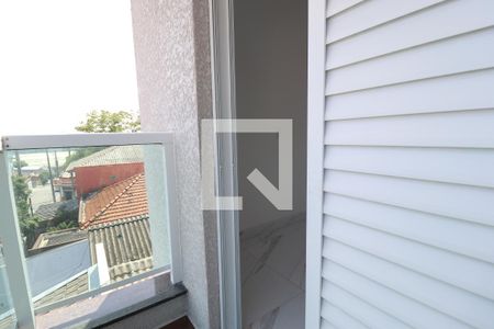 Varanda Quarto 1 de apartamento à venda com 2 quartos, 45m² em Jardim Utinga, Santo André