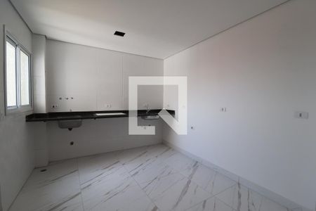 Cozinha e Área de Serviço de apartamento à venda com 2 quartos, 45m² em Jardim Utinga, Santo André