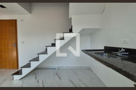 Cozinha de apartamento à venda com 2 quartos, 89m² em Jardim Utinga, Santo André