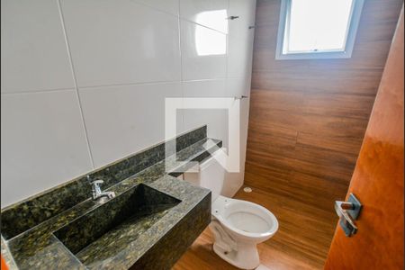 Banheiro  de apartamento à venda com 2 quartos, 87m² em Jardim Utinga, Santo André