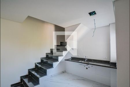 Cozinha de apartamento à venda com 2 quartos, 86m² em Jardim Utinga, Santo André