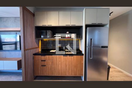 Cozinha de apartamento à venda com 1 quarto, 40m² em Jardim Paulista, São Paulo
