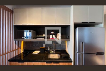 Cozinha de apartamento à venda com 1 quarto, 40m² em Jardim Paulista, São Paulo