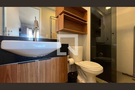Banheiro da Suíte de apartamento à venda com 1 quarto, 40m² em Jardim Paulista, São Paulo