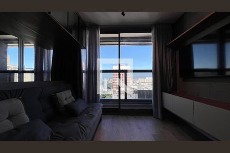 Sacada Sala de apartamento para alugar com 1 quarto, 40m² em Jardim Paulista, São Paulo