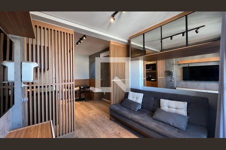 Sala de apartamento para alugar com 1 quarto, 40m² em Jardim Paulista, São Paulo