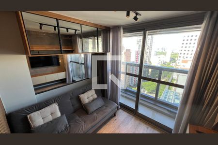 Sala de apartamento para alugar com 1 quarto, 40m² em Jardim Paulista, São Paulo