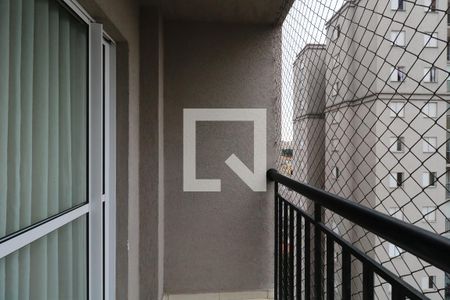 Varanda da Sala de apartamento à venda com 2 quartos, 66m² em Vila Metalúrgica, Santo André