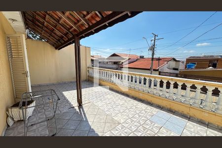 Varanda da Sala de casa à venda com 3 quartos, 210m² em Vila Metalúrgica, Santo André