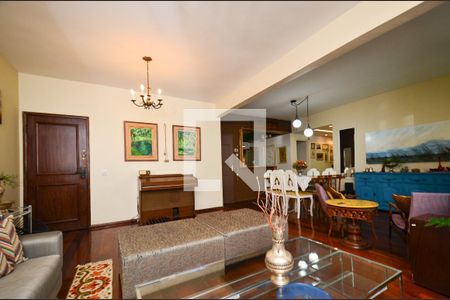 Sala de estar de apartamento à venda com 4 quartos, 265m² em Sion, Belo Horizonte