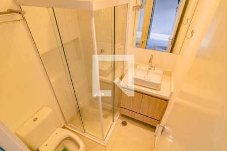 Banheiro de kitnet/studio à venda com 1 quarto, 25m² em Vila da Saúde, São Paulo
