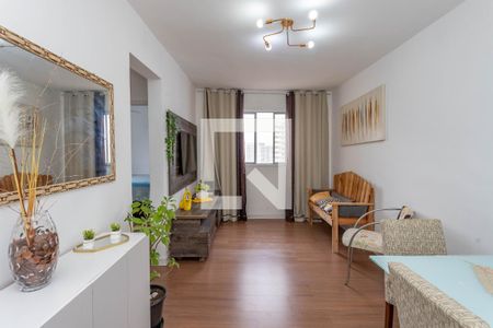 Sala  de apartamento à venda com 2 quartos, 56m² em Centro, Diadema