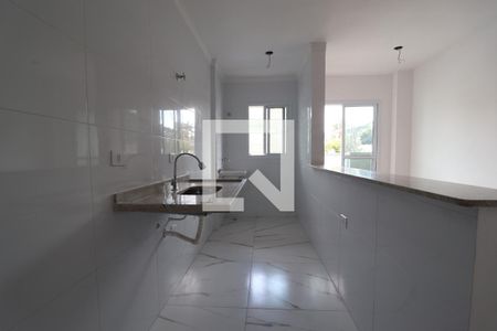 Cozinha de apartamento à venda com 2 quartos, 54m² em Silveira, Santo André