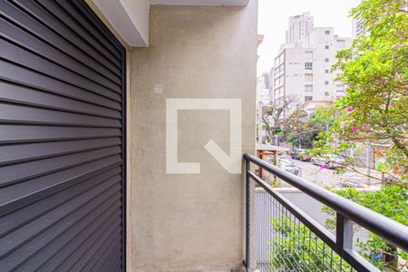 Varanda de kitnet/studio para alugar com 1 quarto, 28m² em Perdizes, São Paulo