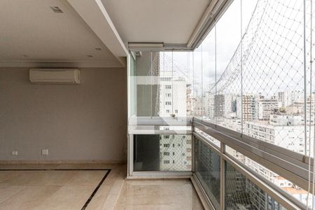 Varanda da Sala 1 de apartamento à venda com 3 quartos, 380m² em Santa Cecilia, São Paulo