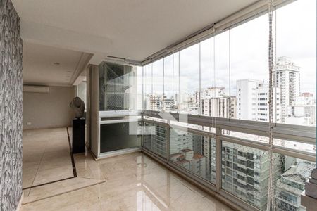 Varanda da Sala 1 de apartamento à venda com 3 quartos, 380m² em Santa Cecilia, São Paulo
