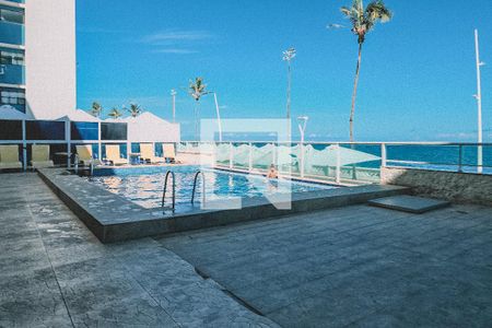 Área comum - Piscina de apartamento para alugar com 1 quarto, 57m² em Barra, Salvador