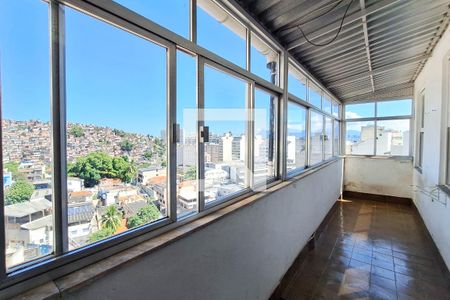 Varanda da Sala de apartamento à venda com 3 quartos, 90m² em Centro, Niterói