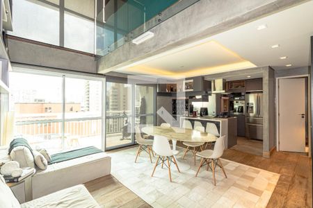 Sala de apartamento para alugar com 1 quarto, 130m² em Vila Nova Conceição, São Paulo