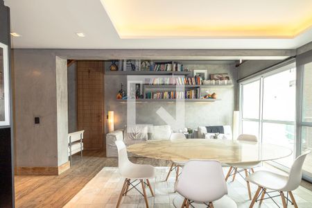 Sala de apartamento para alugar com 1 quarto, 130m² em Vila Nova Conceição, São Paulo