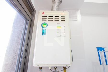 Área de serviço de apartamento à venda com 4 quartos, 133m² em Vila Gilda, Santo André