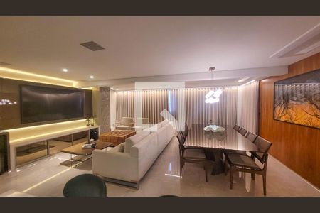 Sala de apartamento à venda com 4 quartos, 272m² em Cidade Nova, Belo Horizonte