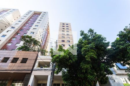 Fachada de apartamento à venda com 1 quarto, 50m² em Lourdes, Belo Horizonte
