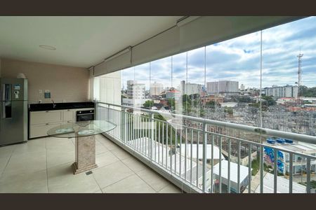 Varanda gourmet de apartamento para alugar com 1 quarto, 52m² em Santo Amaro, São Paulo