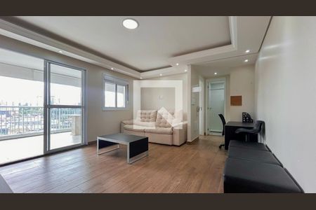 Sala de apartamento para alugar com 1 quarto, 52m² em Santo Amaro, São Paulo