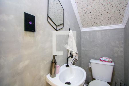 Lavabo de casa à venda com 3 quartos, 243m² em Vila Pires, Santo André