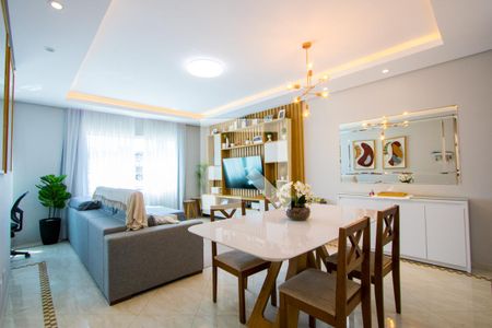 Sala de casa à venda com 3 quartos, 243m² em Vila Pires, Santo André