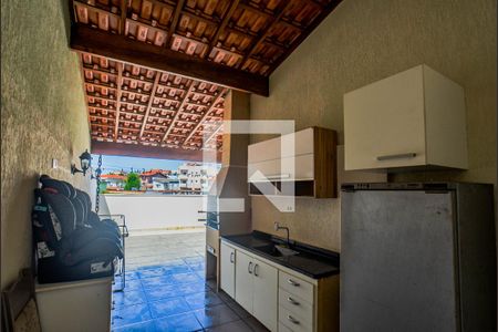 Área gourmet de apartamento à venda com 2 quartos, 96m² em Vila Vitória, Santo André