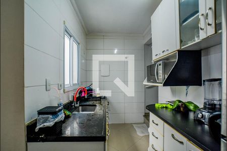 Cozinha de apartamento à venda com 2 quartos, 96m² em Vila Vitória, Santo André